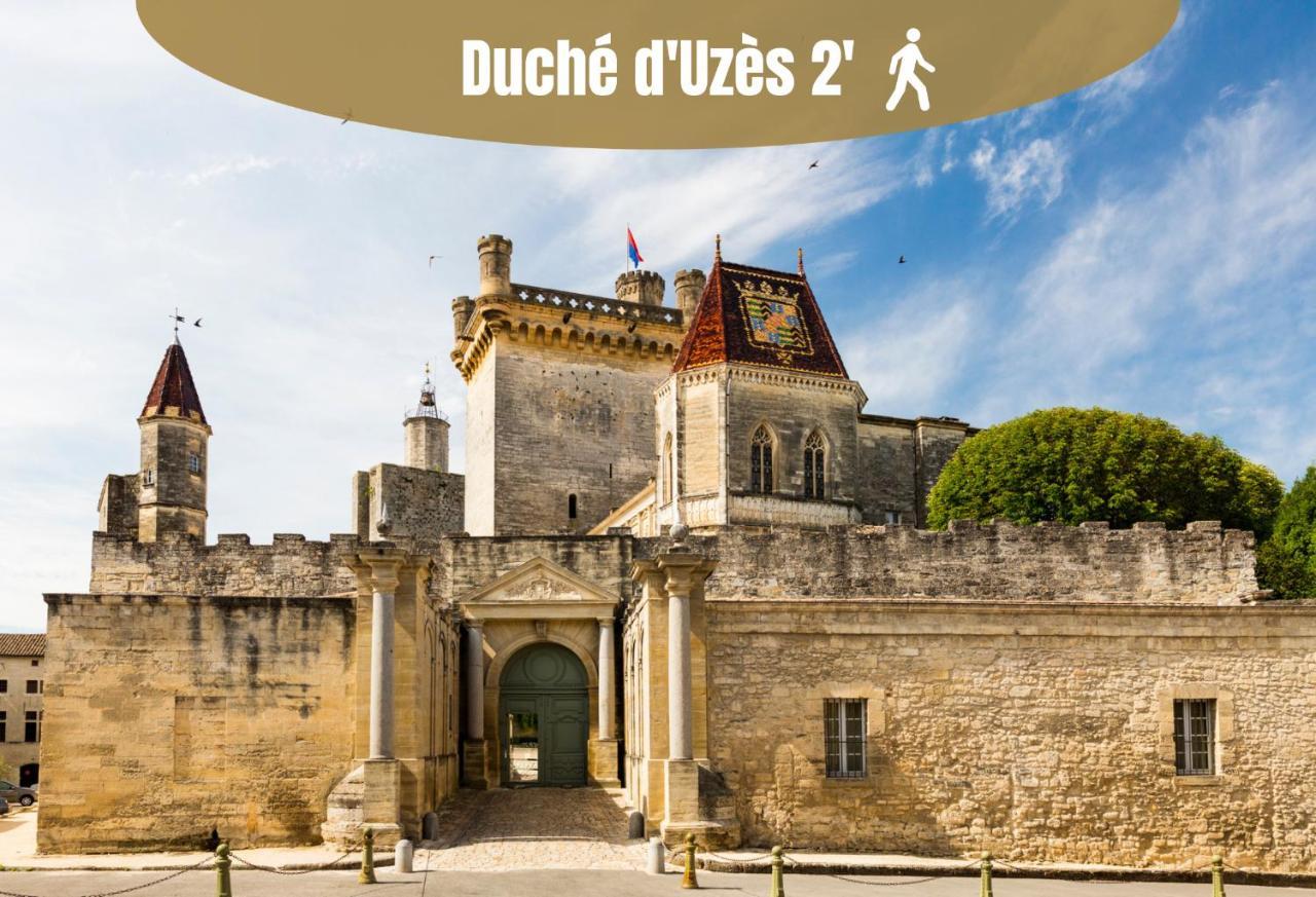 ART&HISTOIRE - Agréable studio rénové - Centre Uzès, Pont du Gard Exterior foto